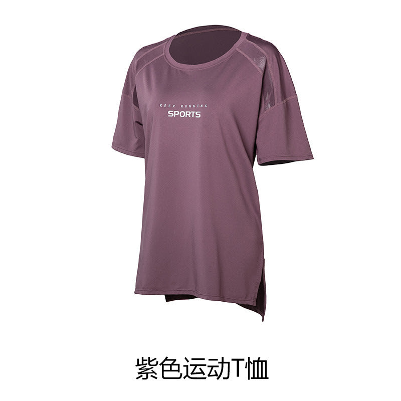 Sports suit Women's Yoga Fitness Clothes Running Gym Summer Breathable plus size chubby girl Belly Covering Slim Loose