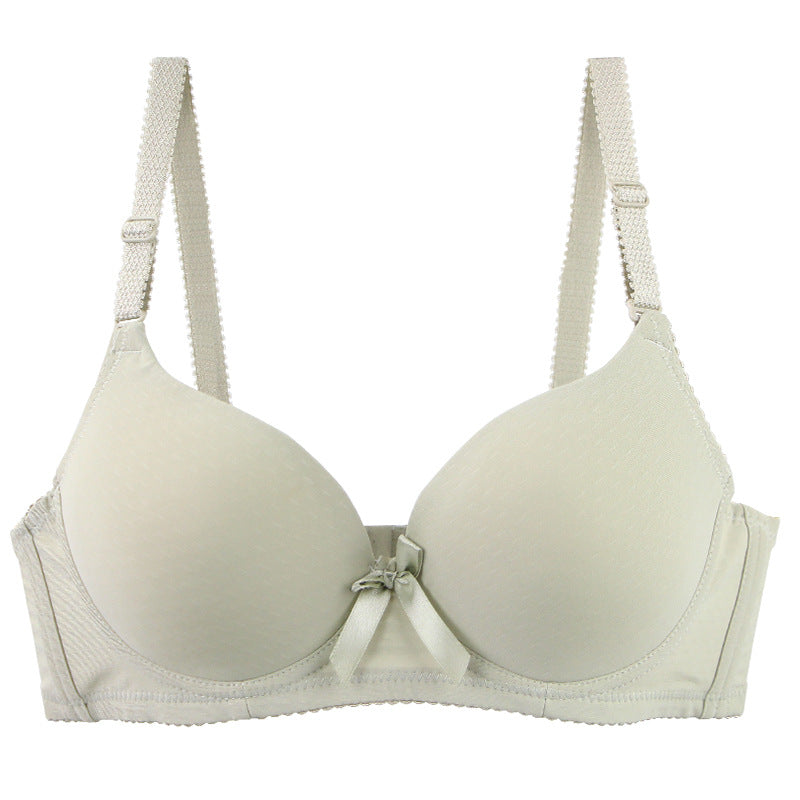 Factory Direct Sales European and American Foreign Trade Sexy Underwear Solid Color Glossy One-Piece Seamless Bra Large Size Women's Bra Explosion
