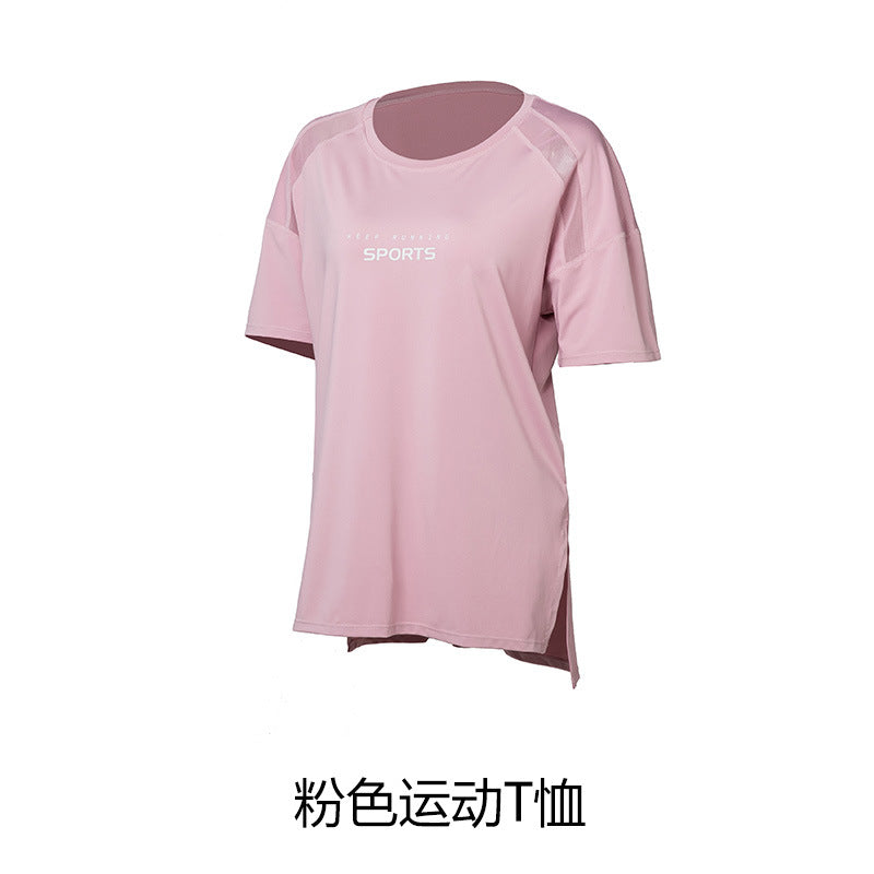Sports suit Women's Yoga Fitness Clothes Running Gym Summer Breathable plus size chubby girl Belly Covering Slim Loose