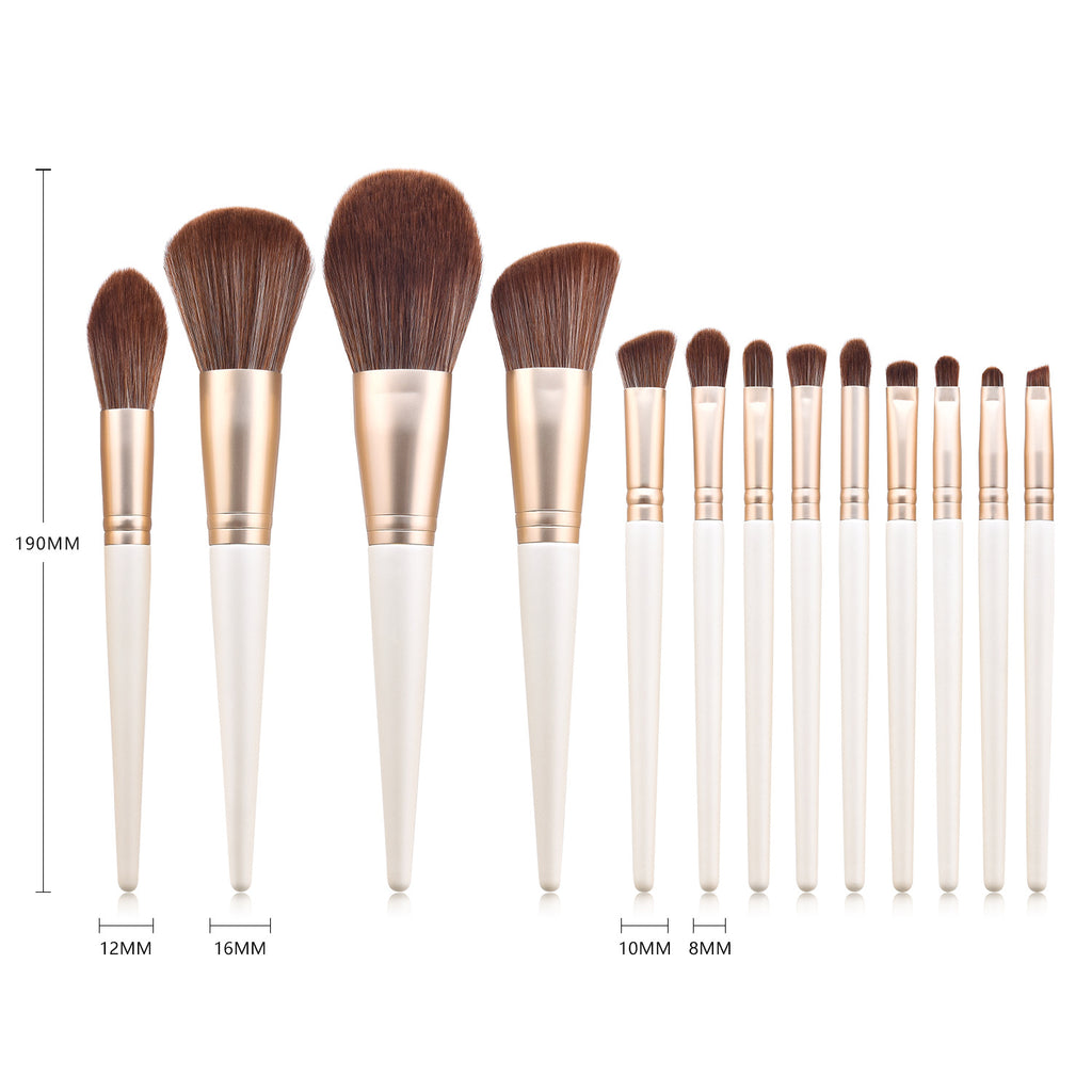13 Pcs Makeup Brushes Set Eye Shadow Foundation Women Cosmetic Brush Eyeshadow Blush Powder Blending Beauty Soft Make Up Tools