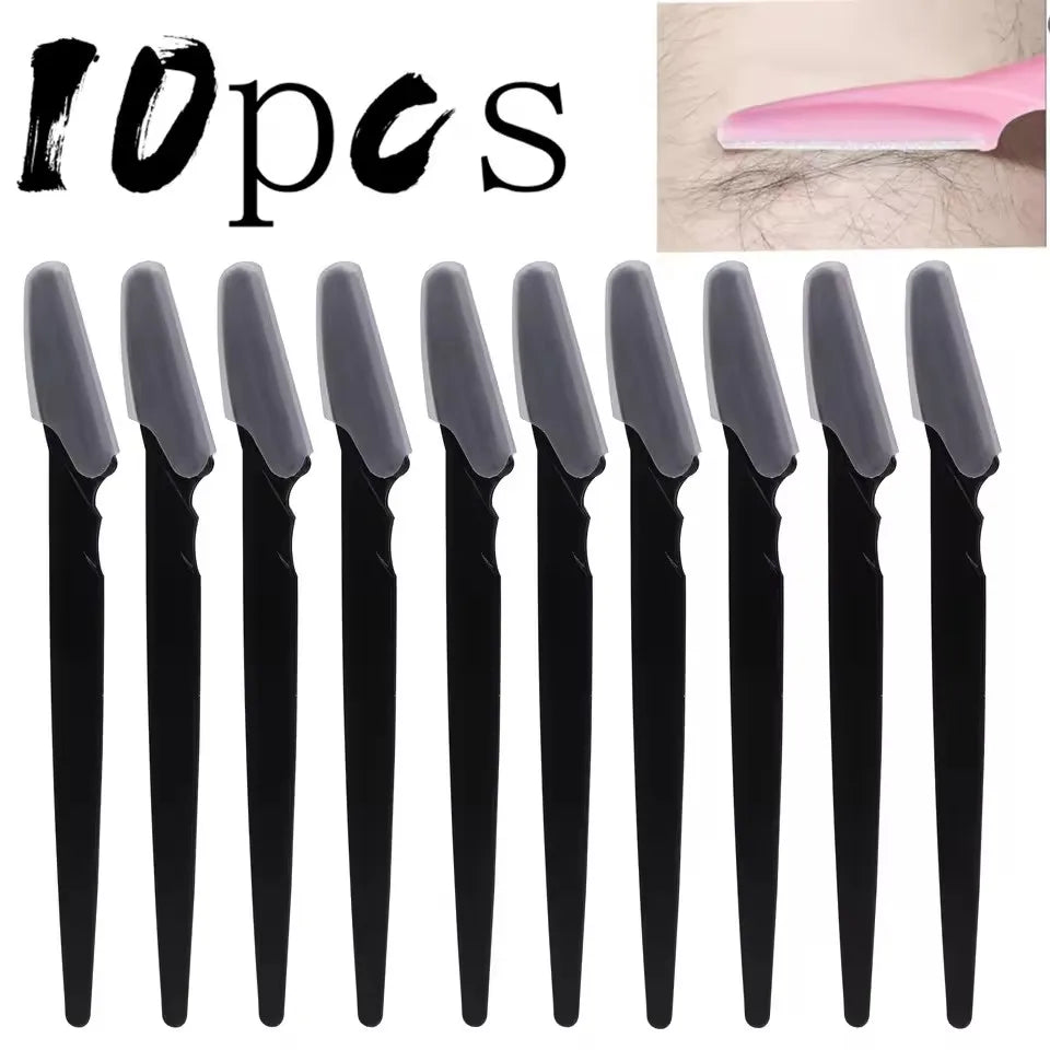 Eyebrow Trimmer Makeup Beauty Tools Safe Eye Brow Razor Face Body Hair Removal Shaver Blades Woman Eyebrows Shaping Knife