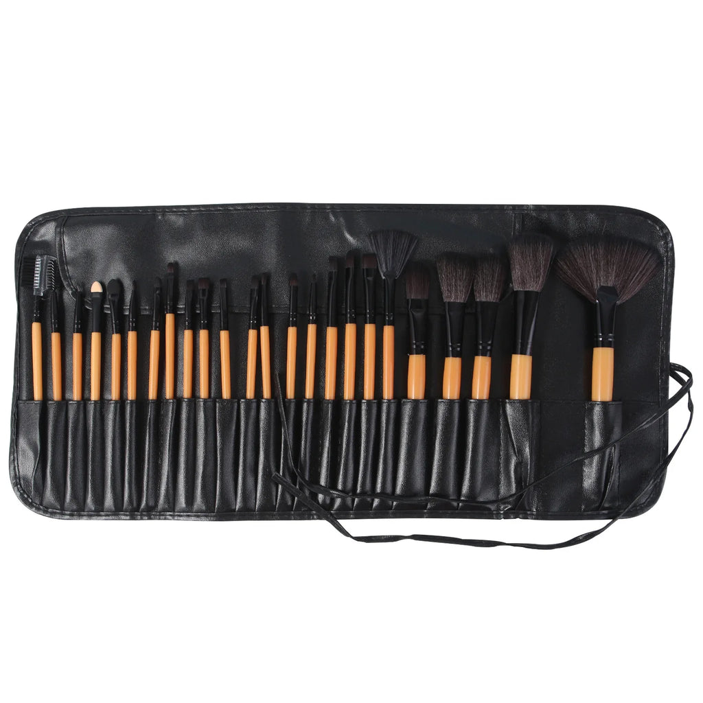 Full Makeup Brushes Set for Beginners Pros Soft Synthetic Powder Blush Contour Eyeshadow Brow Tools with Storage Bag Beauty Kit