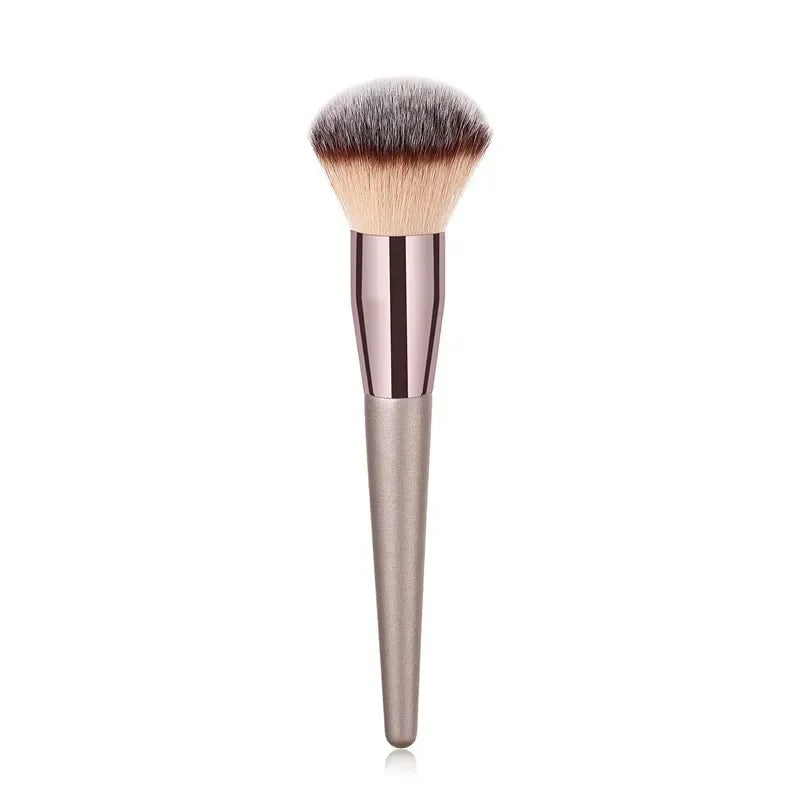 Soft Champagne Makeup Brushes for Women Cosmetic Foundation Powder Blush Eyeshadow Kabuki Blending Make Up Brush Beauty Tools