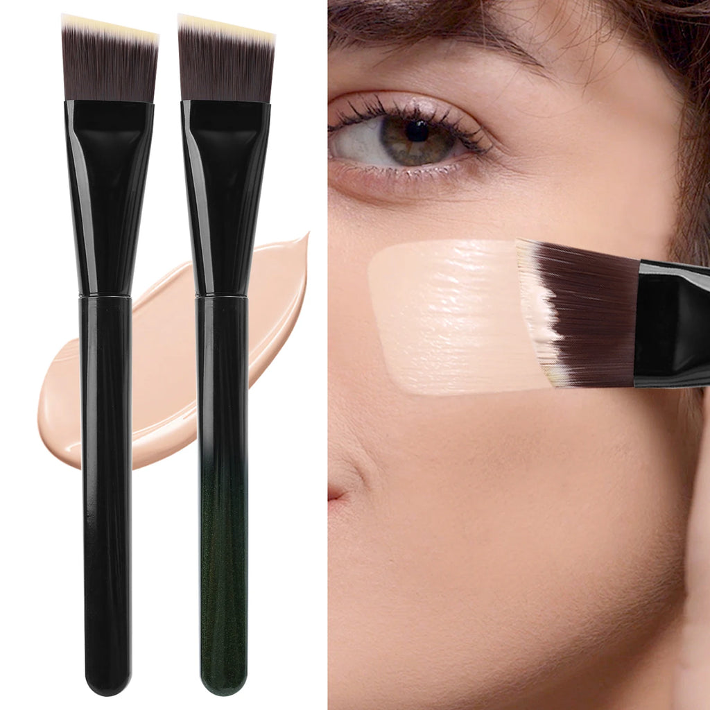 Ultra-Thin Liquid Foundation Brush Professionnal Blade Contour Cream Makeups Tools Soft Flat Beauty Cosmetics Brushes