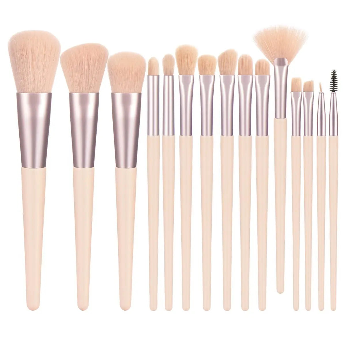 makeup brush set, including foundation, contouring, eyeshadow, eyeliner, eyebrow brush and other makeup tools