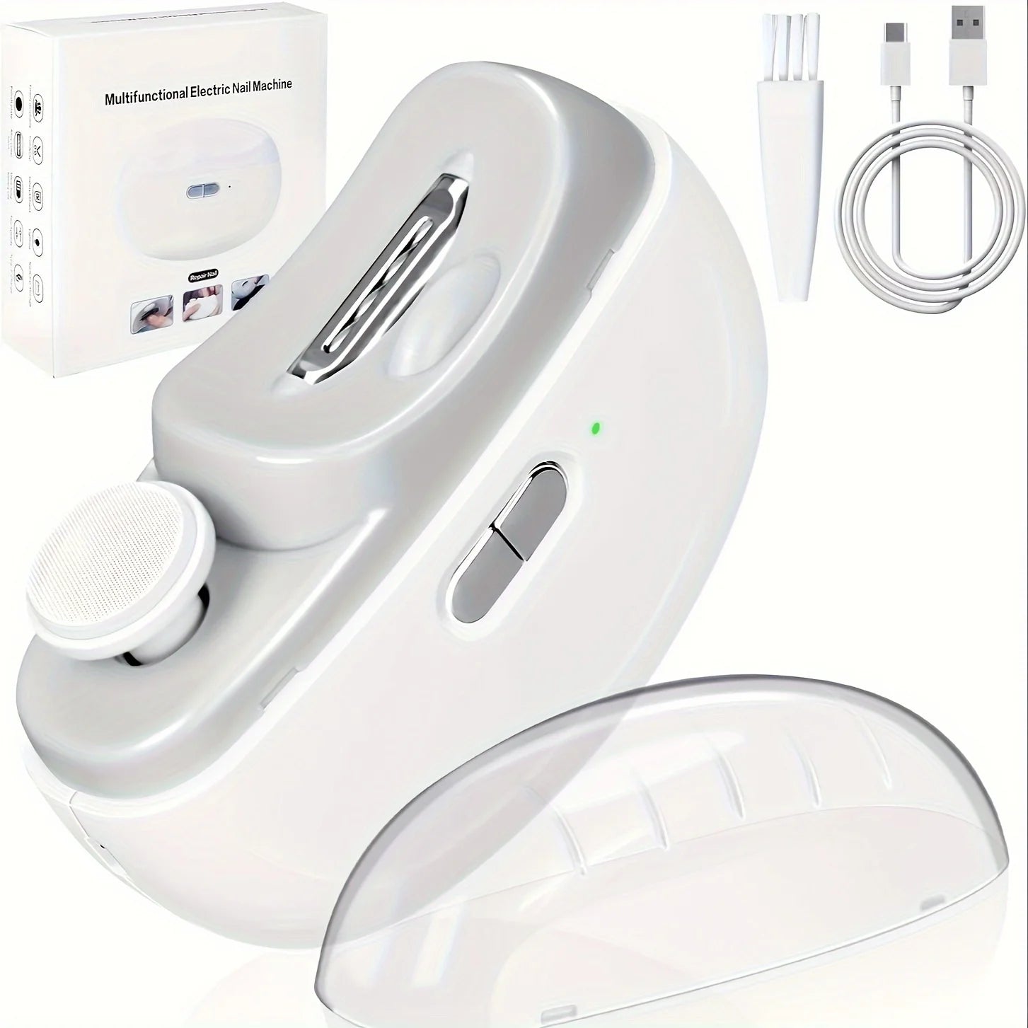 The Ultimate Nail Care Toolkit - Professional Electric Nail Clippers, Polishers, Polishers, File Organizers, and Shaping Tools