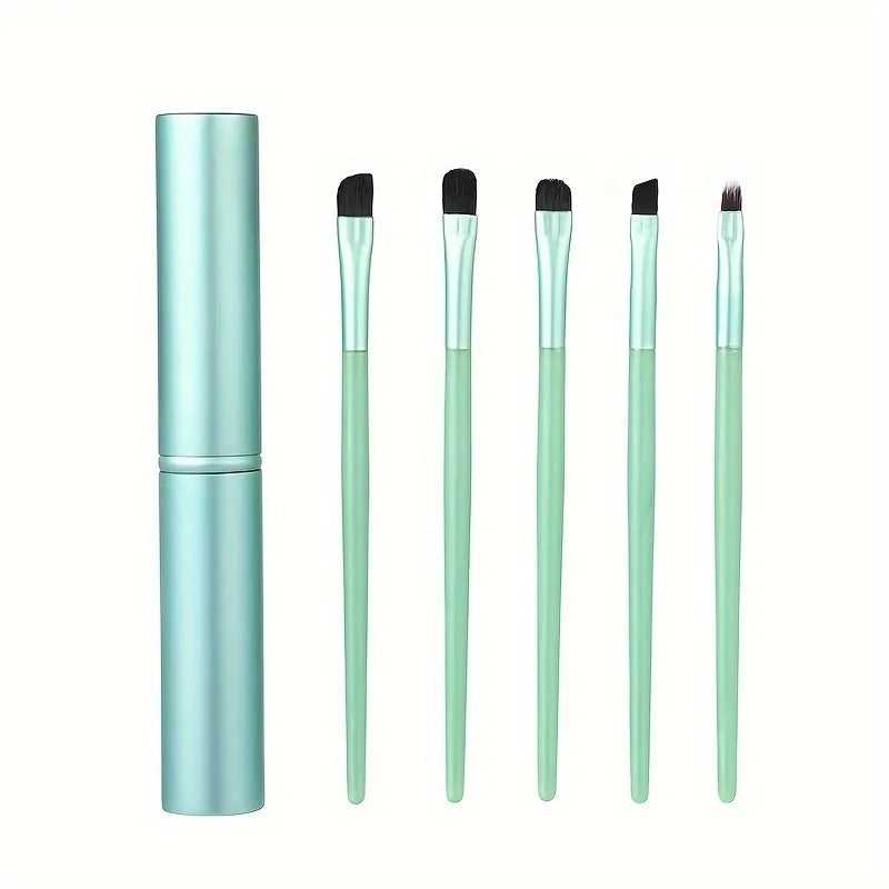5pcs Eye Brush Set Blush Eyeshadow Brushes Delicate Soft Tools Foundation Blush Blending Beauty Makeup Brush Sets