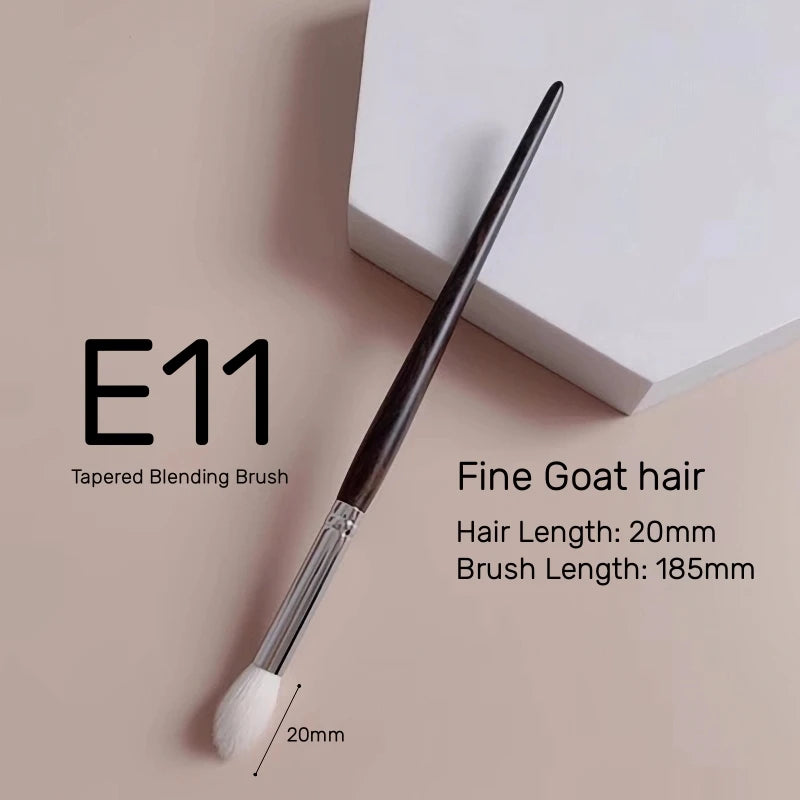 Eyeshadow Blending Brush Luxury Natural Fine Goat Hair Ebony Handle Eye Shadow Makeup Brushes Beauty Tools
