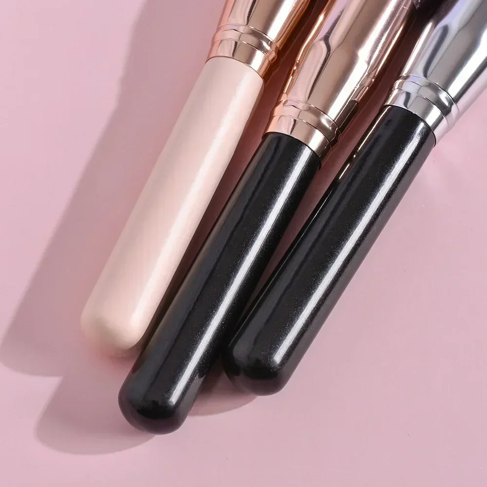 1pc Flat Makeup Brushes Kabuki Foundation Brush Liquid Cream Powder Contour Blending Face Repair Beauty Tools Brochas Maquillaje