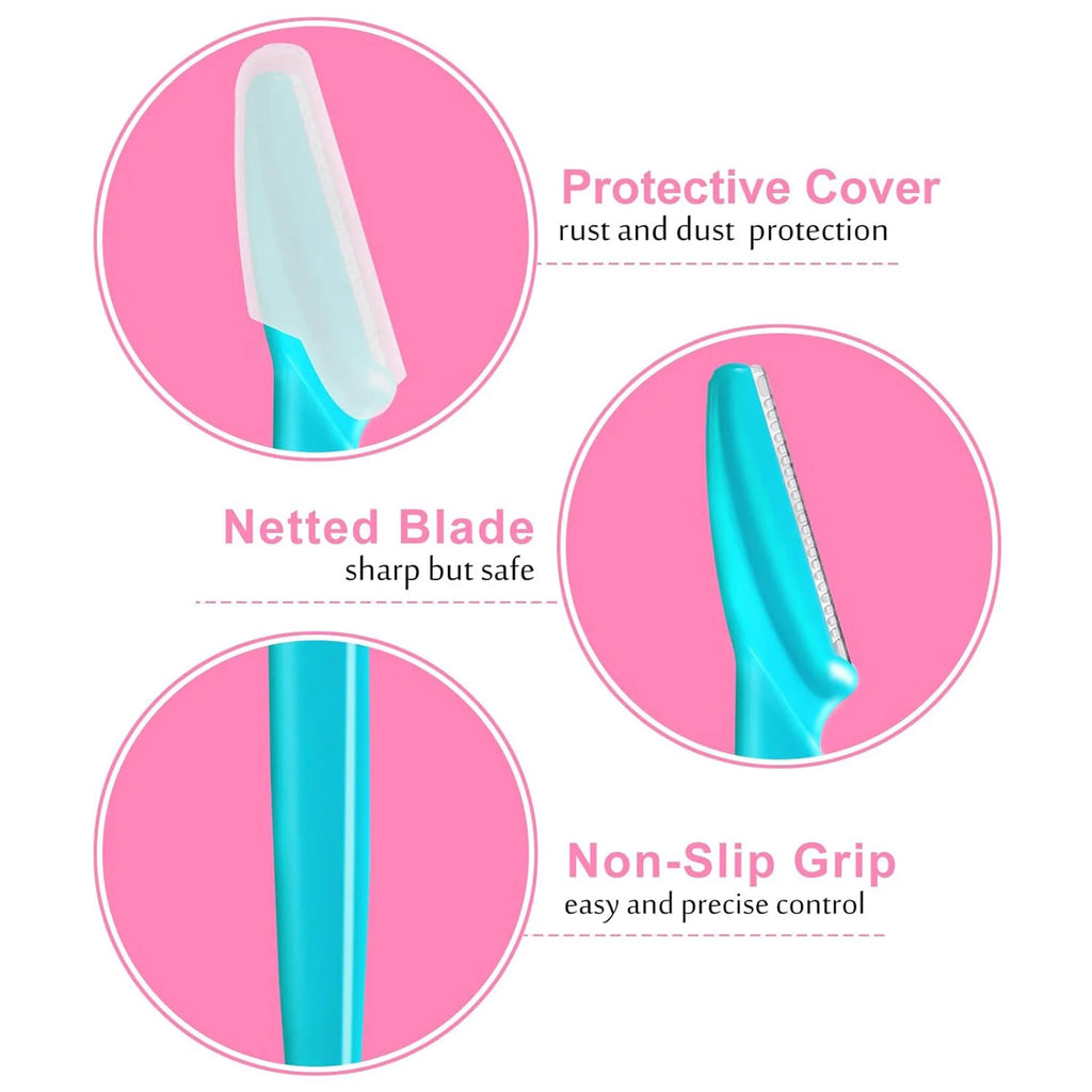 Eyebrow Trimmer Makeup Beauty Tools Safe Eye Brow Razor Face Body Hair Removal Shaver Blades Woman Eyebrows Shaping Knife