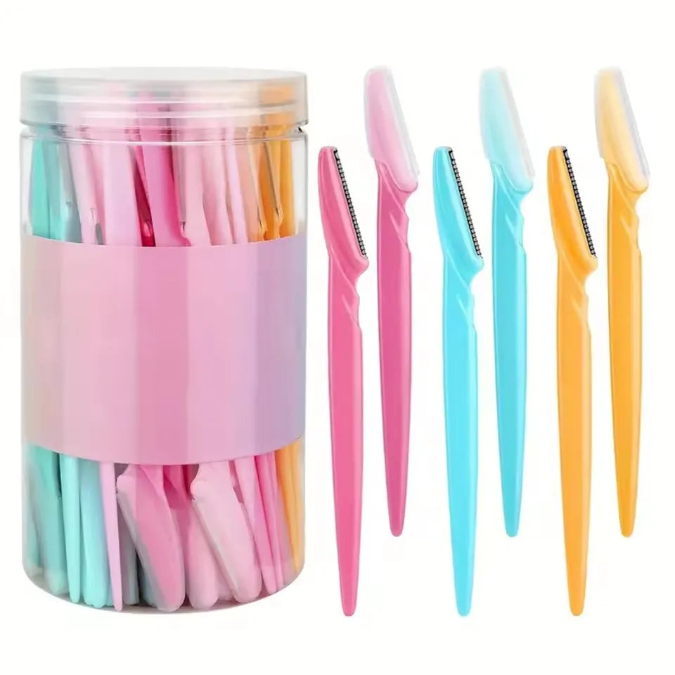 Eyebrow Trimmer Makeup Beauty Tools Safe Eye Brow Razor Face Body Hair Removal Shaver Blades Woman Eyebrows Shaping Knife