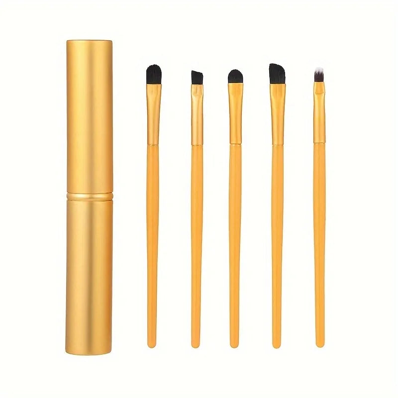 5pcs Eye Brush Set Blush Eyeshadow Brushes Delicate Soft Tools Foundation Blush Blending Beauty Makeup Brush Sets