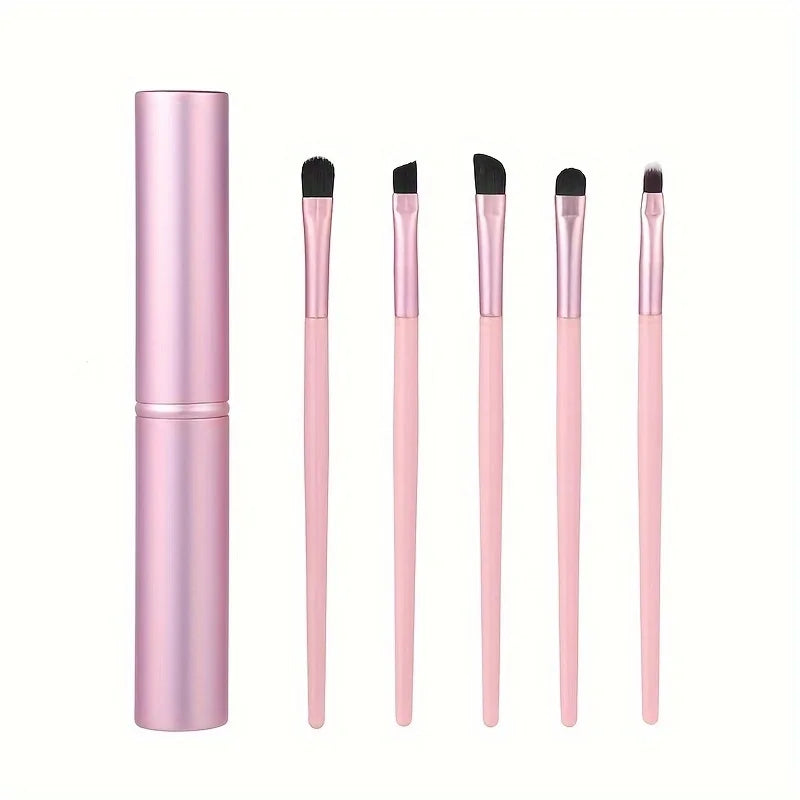 5pcs Eye Brush Set Blush Eyeshadow Brushes Delicate Soft Tools Foundation Blush Blending Beauty Makeup Brush Sets