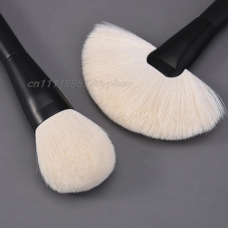 Makeup Brush Set - 12/18Pcs Natural Hair Foundation Eyeshadow Blending Brush Professional Eco-Friendly Beauty Tools