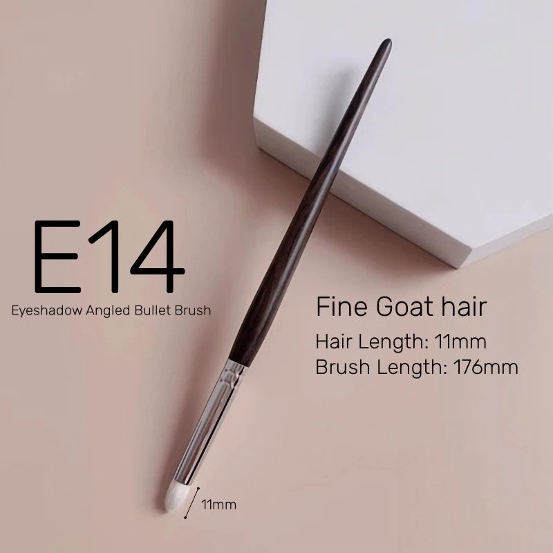 Eyeshadow Blending Brush Luxury Natural Fine Goat Hair Ebony Handle Eye Shadow Makeup Brushes Beauty Tools