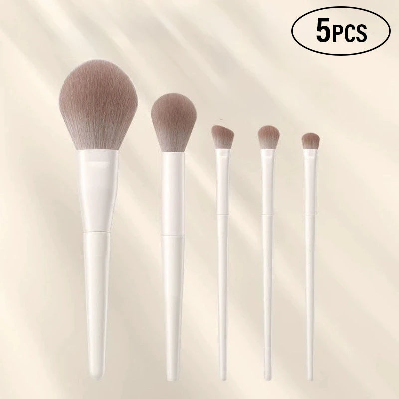 5-12PCS Professional Makeup Brushes Tool Set Eyeshadow Liner Contour Foundation Blend Brush Women Facial Beauty Cosmetics Tools