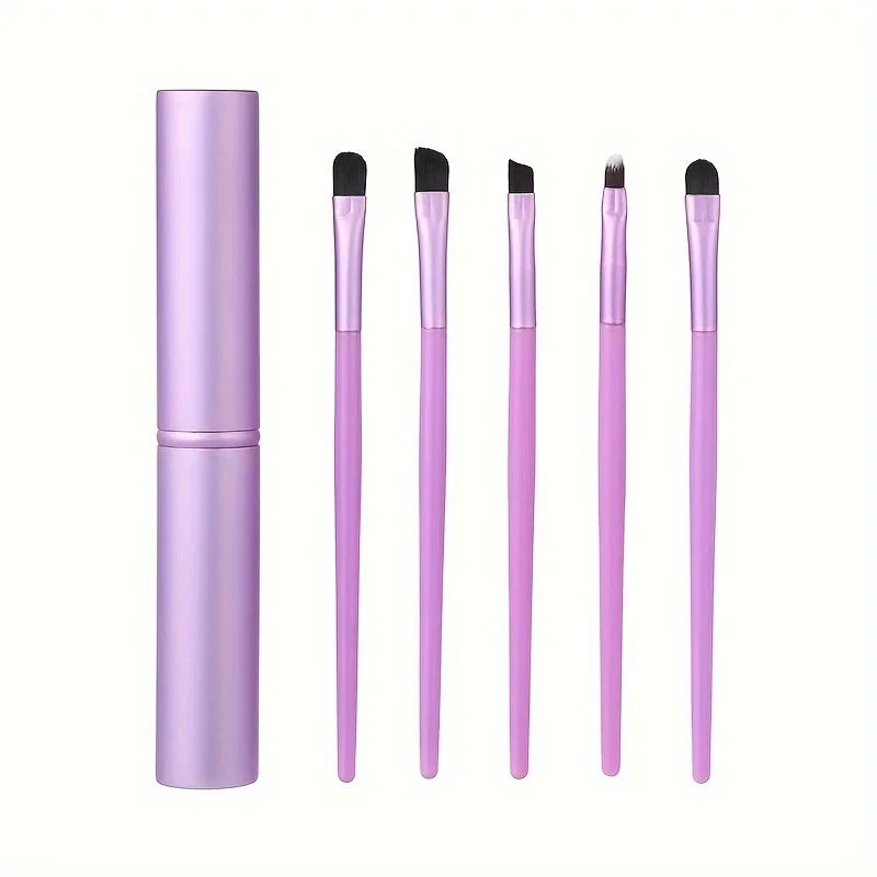 5pcs Eye Brush Set Blush Eyeshadow Brushes Delicate Soft Tools Foundation Blush Blending Beauty Makeup Brush Sets