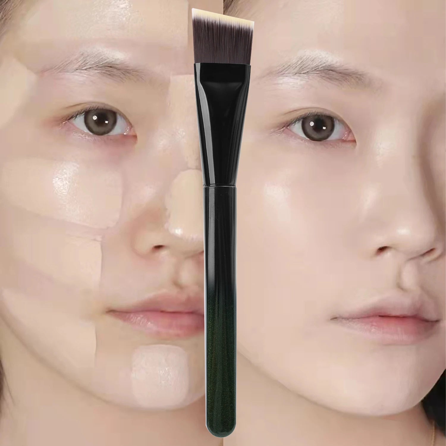 Ultra-Thin Liquid Foundation Brush Professionnal Blade Contour Cream Makeups Tools Soft Flat Beauty Cosmetics Brushes