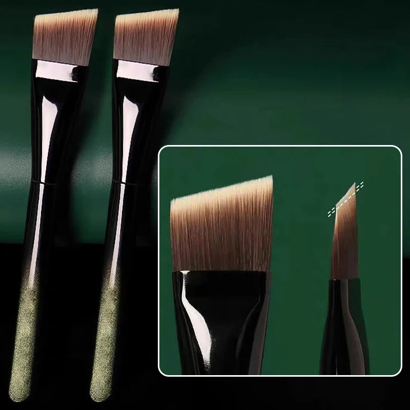 Ultra-Thin Liquid Foundation Brush Professionnal Blade Contour Cream Makeups Tools Soft Flat Beauty Cosmetics Brushes