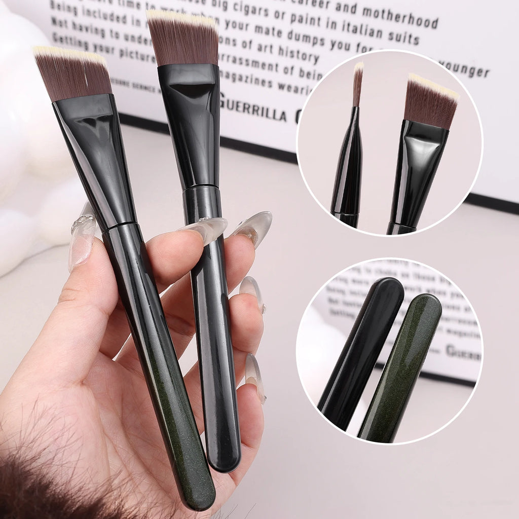 Ultra-Thin Liquid Foundation Brush Professionnal Blade Contour Cream Makeups Tools Soft Flat Beauty Cosmetics Brushes