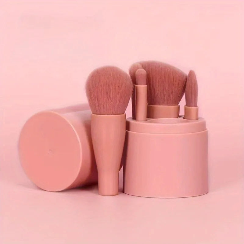 5Pcs/set Makeup Brushes Box Set for Women Powder Foundation Blusher Contour Eyeshadow Brow Lashes Cosmetic Brushes Beauty Tools
