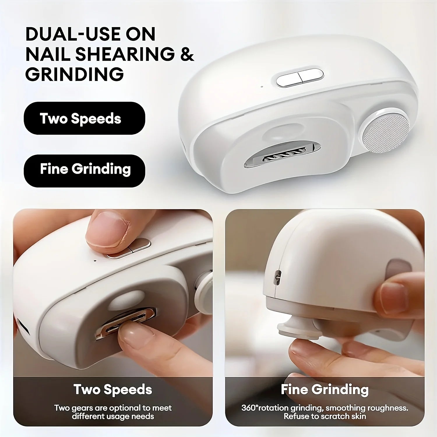 The Ultimate Nail Care Toolkit - Professional Electric Nail Clippers, Polishers, Polishers, File Organizers, and Shaping Tools