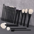 Makeup Brush Set - 12/18Pcs Natural Hair Foundation Eyeshadow Blending Brush Professional Eco-Friendly Beauty Tools